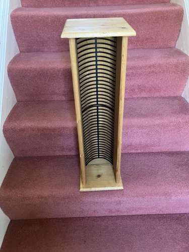 Solid pine storage - cd, rack