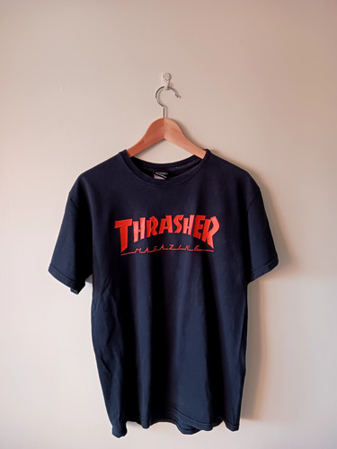 Vtg thrasher shirt y2k black - thrasher,