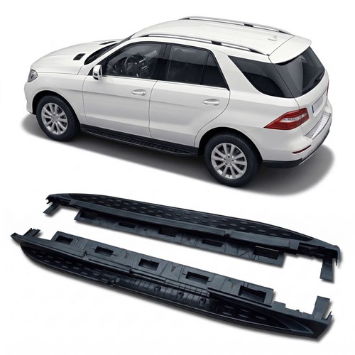 Side step bars black - step,
