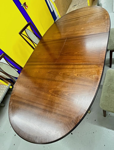 Plan dark teak dining table - dark,