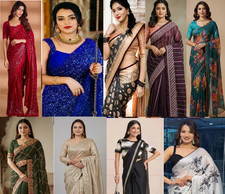 Indian Banarasi Silk Saree