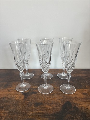 Lead crystal flutes galleria - crystal,