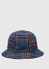 PRETTY GREEN CHECK BUCKET HAT NEW SMALL BLUE  