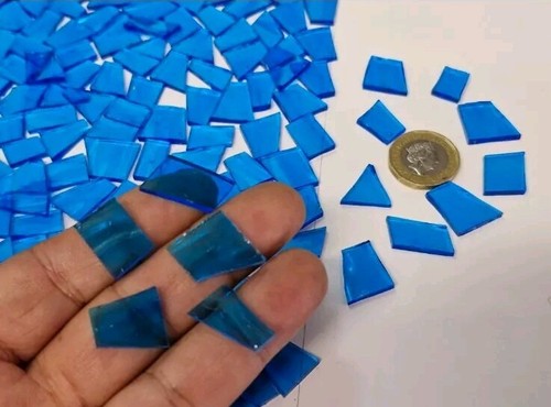 Turquoise stained glass - stained,