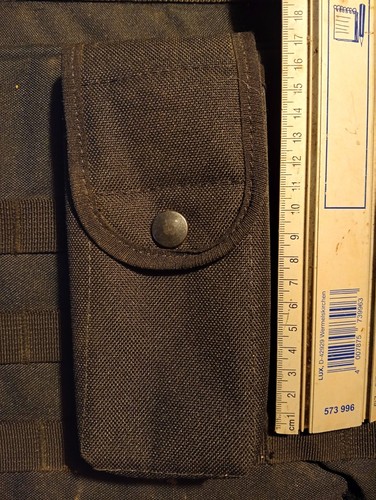 Police black padded nylon - police,
