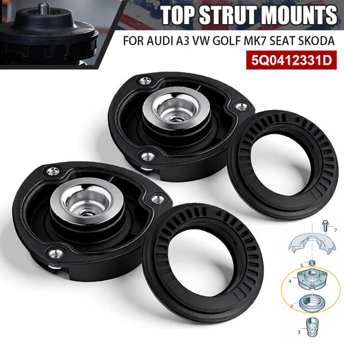 Front suspension strut top - front,