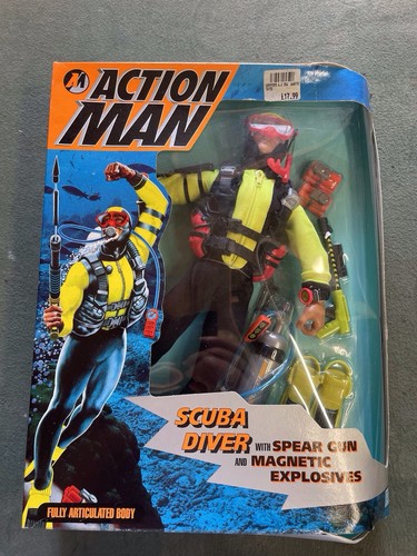 1993 hasbro action - hasbro, scuba