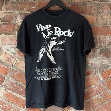 Vintage 00s Seditionaries Vive Le Rock Punk Band Kings Road T-Shirt Rare M