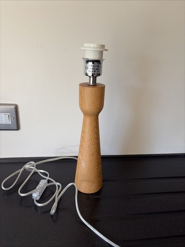 Wooden table lamp base - wooden,