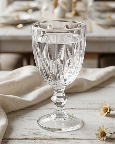Set 6 embossed wine - 4,