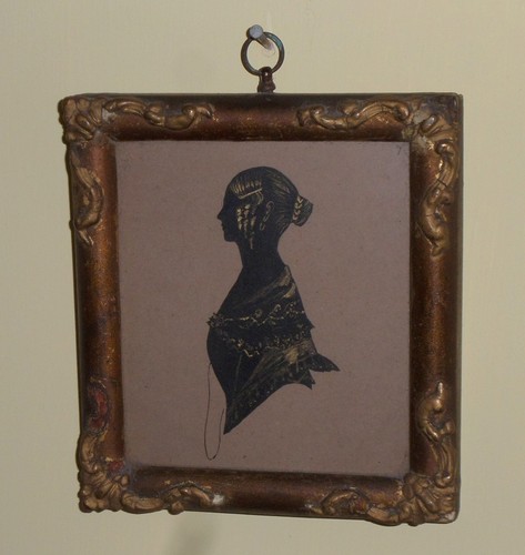 Victorian miniature painted - miniature,
