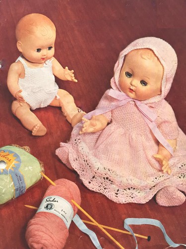 H84 dolls vintage knitting - ✨,