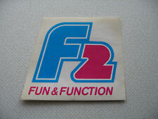 2x sticker F2 fun & function