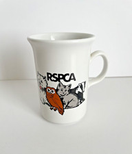 Vintage Churchill RSPCA Ceramic Mug England Kitsch Dog Owl Cat Badger cup