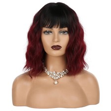 Bob Short Hair Wigs Natural Look in Cospaly Party Ladies Full Wig in Daily Apply