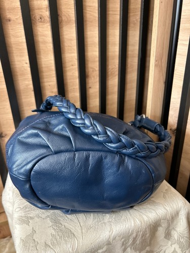 Vintage real leather bucket