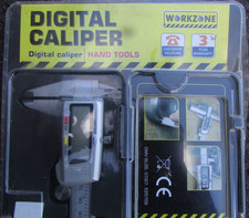 Workzone Digital Caliper Engineering Hand Tool - In Case