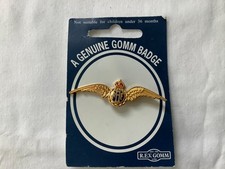 RAF Kings Crown Wings  Enamel  Gomm Badge
