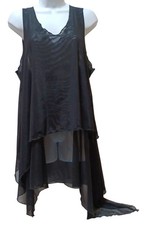 Cynthia Ashby Mesh Tunic Tank
