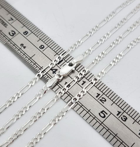 Sterling silver 3mm figaro - sterling, 2.3mm