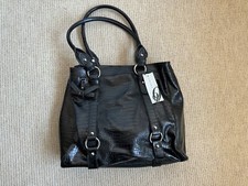 BRAND NEW NINE WEST BLACK PVC