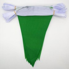 Green Colour Bunting Party Decoration Event Garden Home Outdoor - Approx 10m