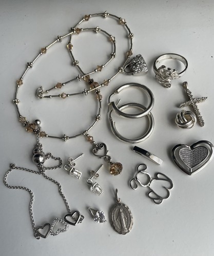 Job lot vintage sterling - job,