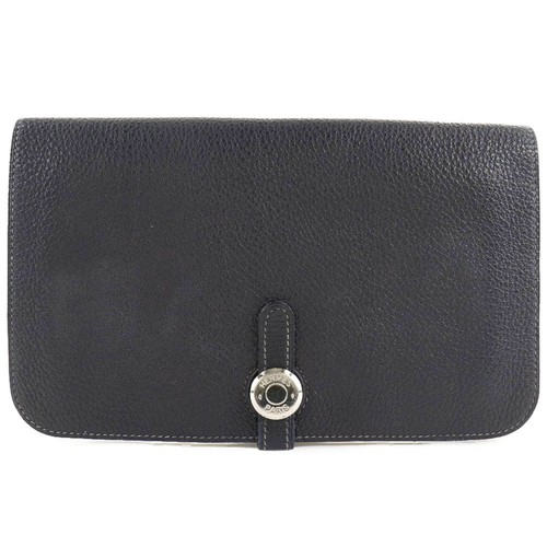 Hermes dogon purse navy - hermes, gm