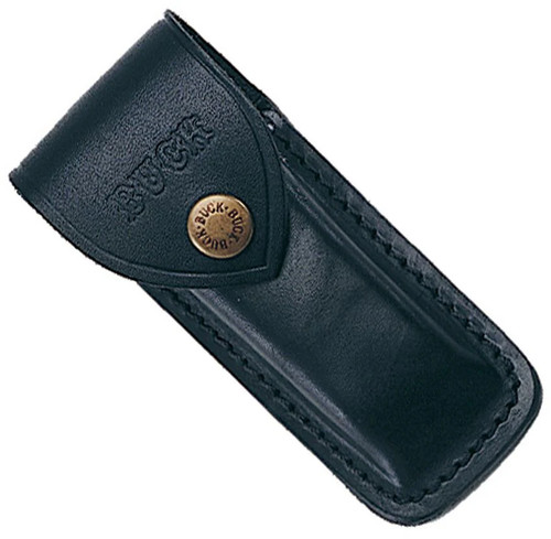 Buck 112s black leather belt - buck,