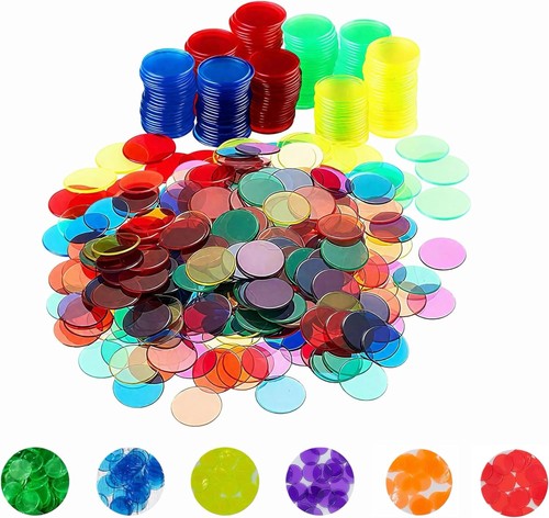Color bingo counting discs - 6-color,