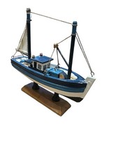Fishing Boat Blue Trawler Boat