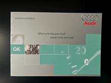 Audi Service Book brand new