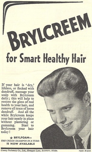 Vintage brylcreem advert - vintage,