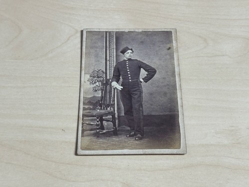 Early military cdv young - military,