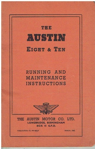 Austin eight ten saloon - eight,