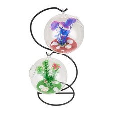 Double Glass Ball Hanging Fish