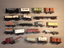 Job Lot 18 X OO Triang Hornby Wrenn Wagons + Crane  See Photos Lot B88