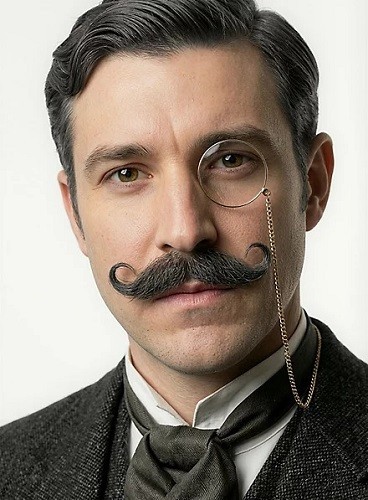 Victorian moustache reusable - moustache,