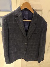 Hackett Blue Check Jacket 40R