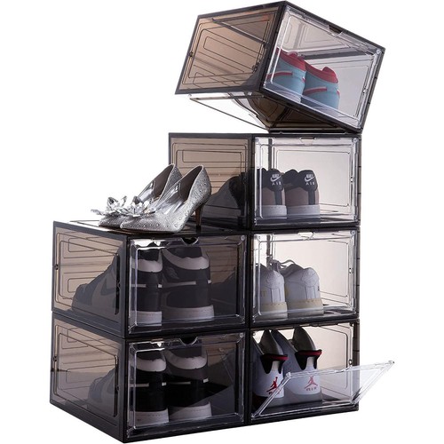 6pcs shoe box storage - 6pcs, case