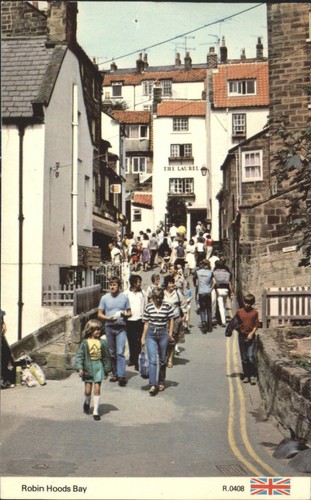 Vintage robin hoods bay - vintage,