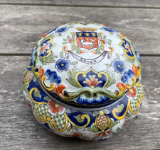 Vintage French Faience Lidded