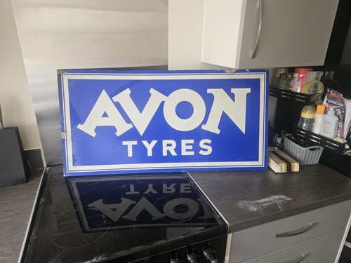 Avon tyres vintage sign - vintage,