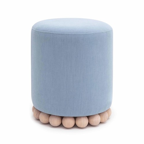 Dex faded blue upcycled fabric - dex,