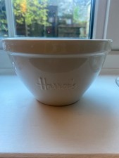 Harrods Christmas Pudding Bowl Basin Approx 2 pint/1 litre; Cream/Off White
