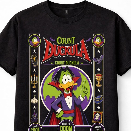 Count duckula vampire duck - duckula,