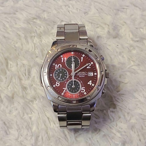 Seiko chronograph watch with - seiko,