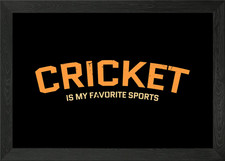 Cricket Framed Wall Art Poster