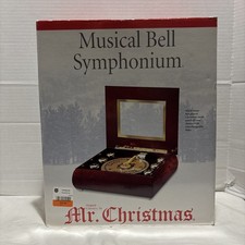 MR. CHRISTMAS Wood Music Box