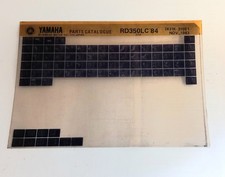 Yamaha RD 350 LC 31K 84 Spare Parts List Microfiche (Nov 83)